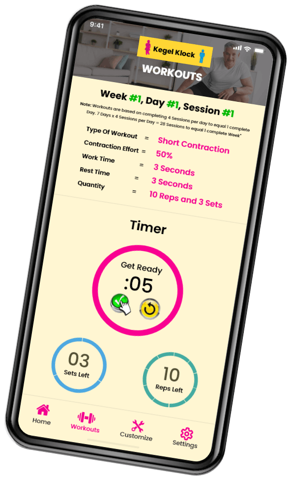 Klock Dashboard with color countdown cues